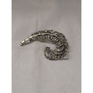 AB Crystal Feather Brooch